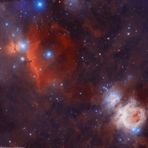 IC 434 Horsehead and M 42 Grand Orion Nebulae