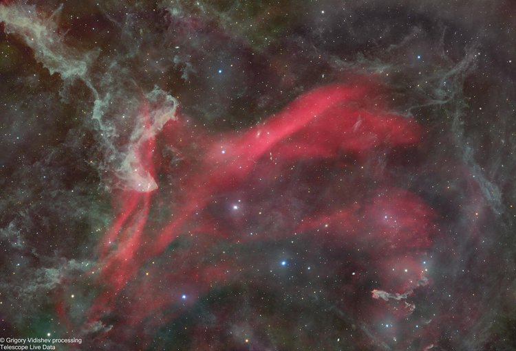 Sh2-126 Lacerta Nebula