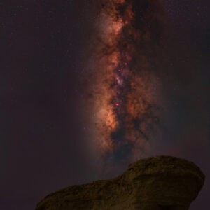 Milky Way With The Gap Rock