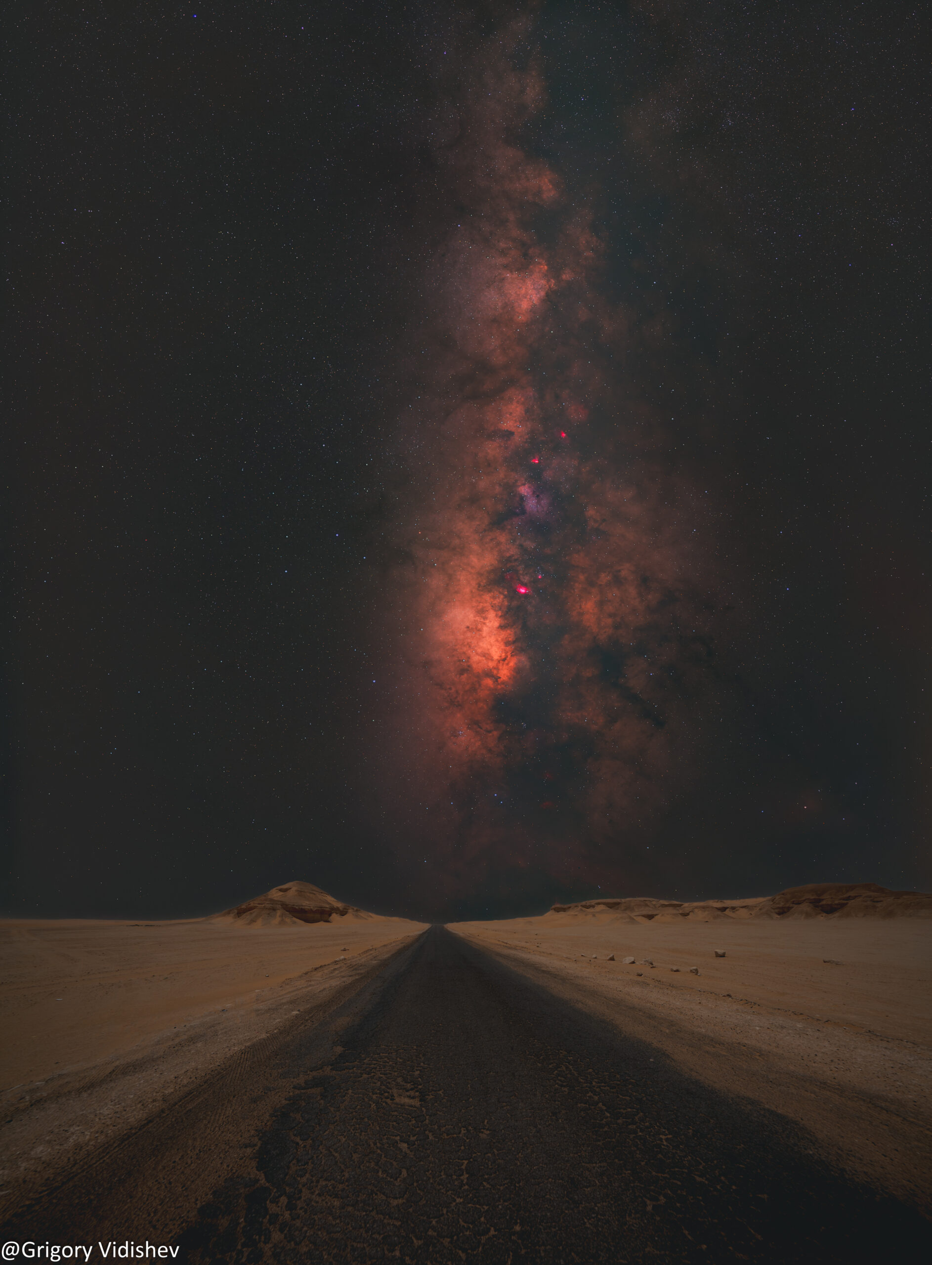 Milky Way And Road